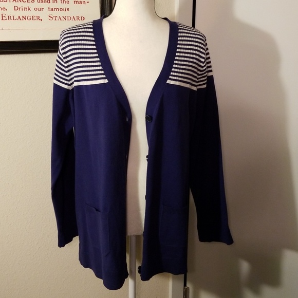 Liz Claiborne V-Neck Cardigan - Picture 6 of 8